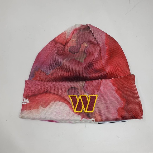 NEW New Era 2022 Sideline Ink Dye Cuffed Knit Hat - Washington Commanders - Picture 4 of 5
